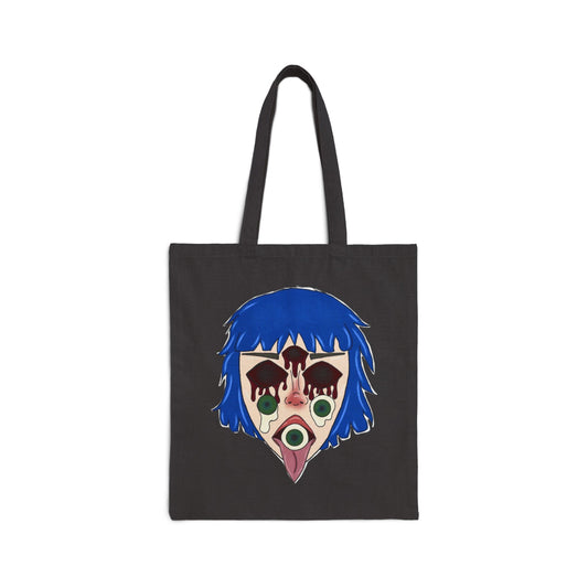 Blue Hair Tote Bag