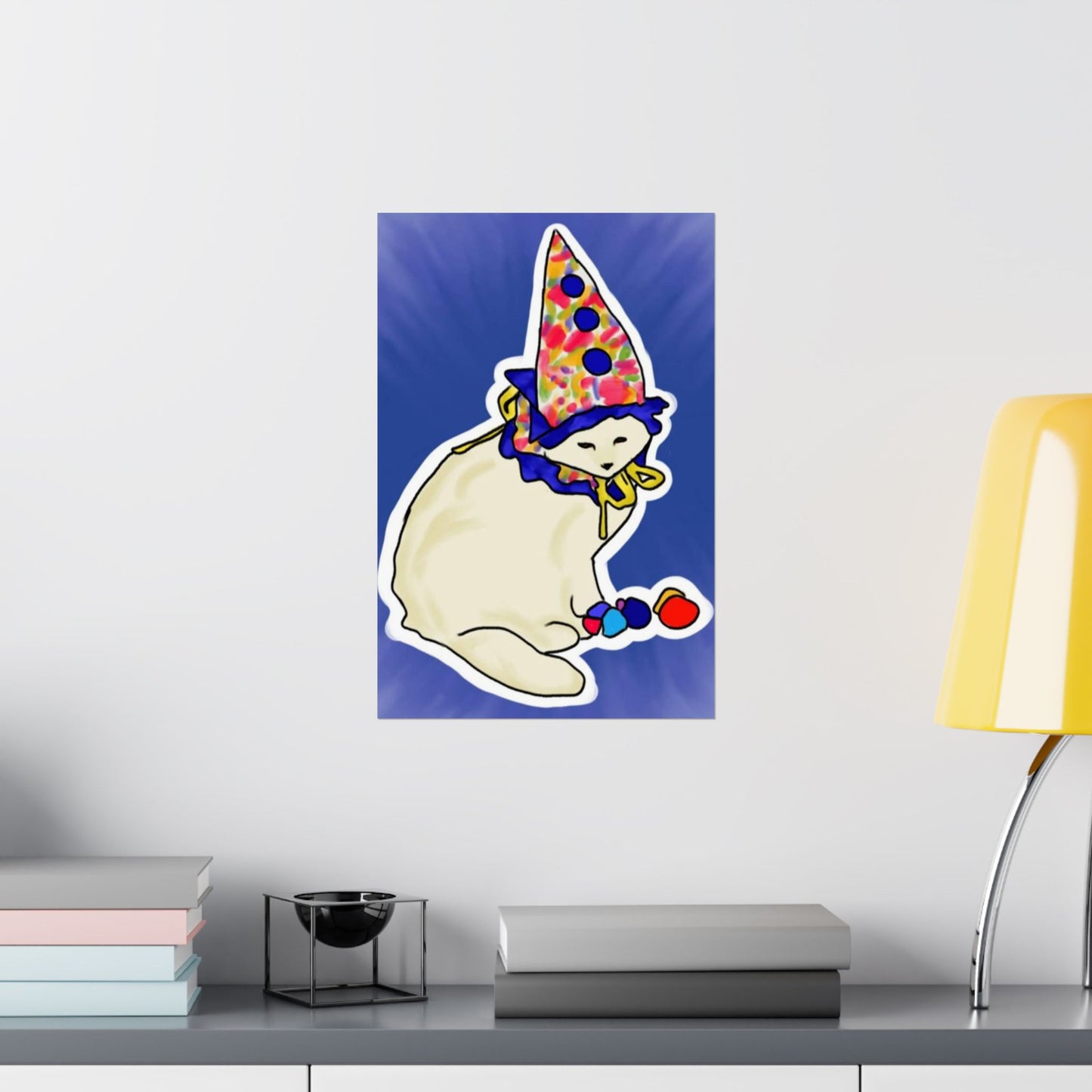 Clown Cat Poster