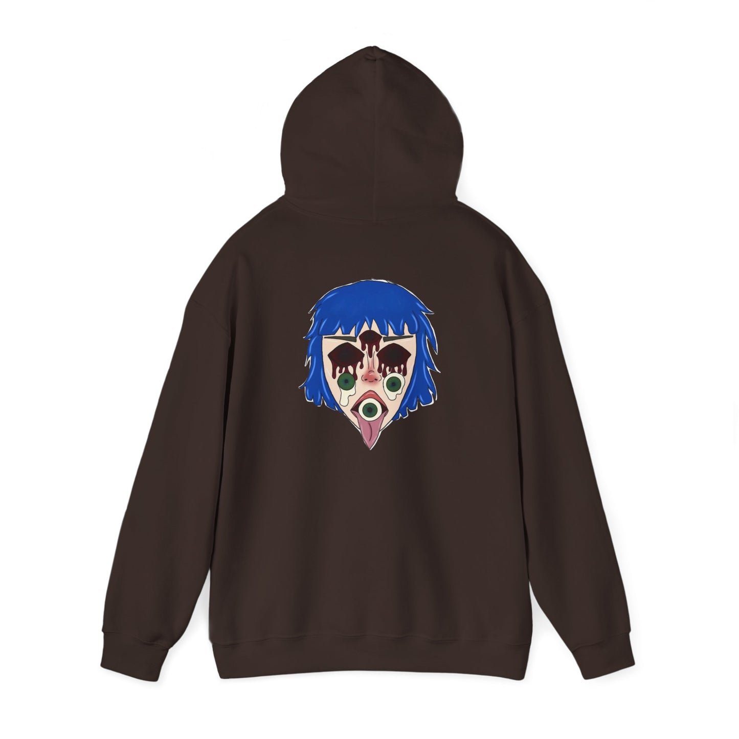 Blue Hair Unisex Hoodie
