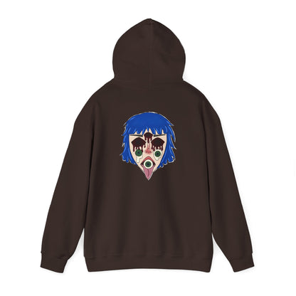 Blue Hair Unisex Hoodie
