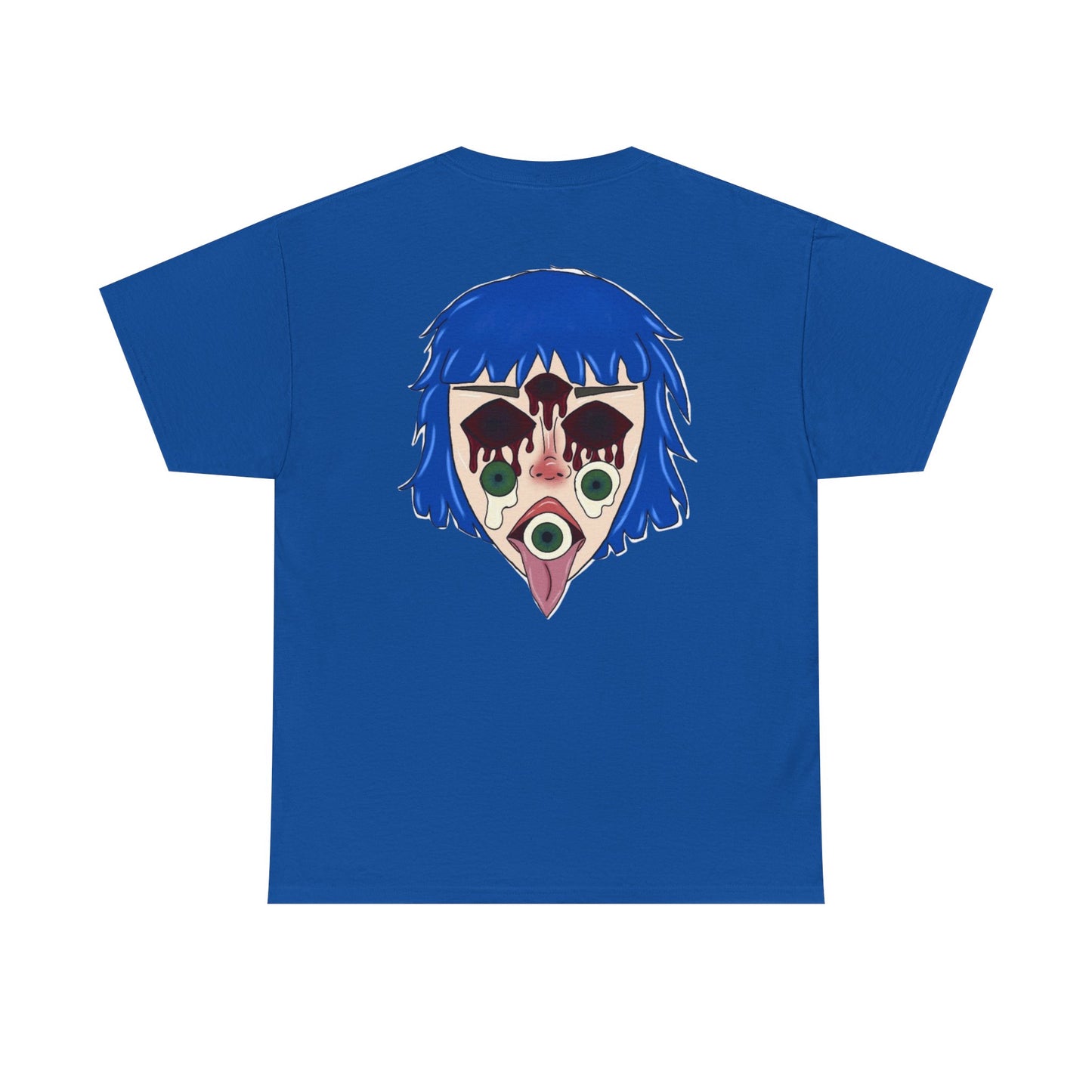 Blue Hair Unisex Tee
