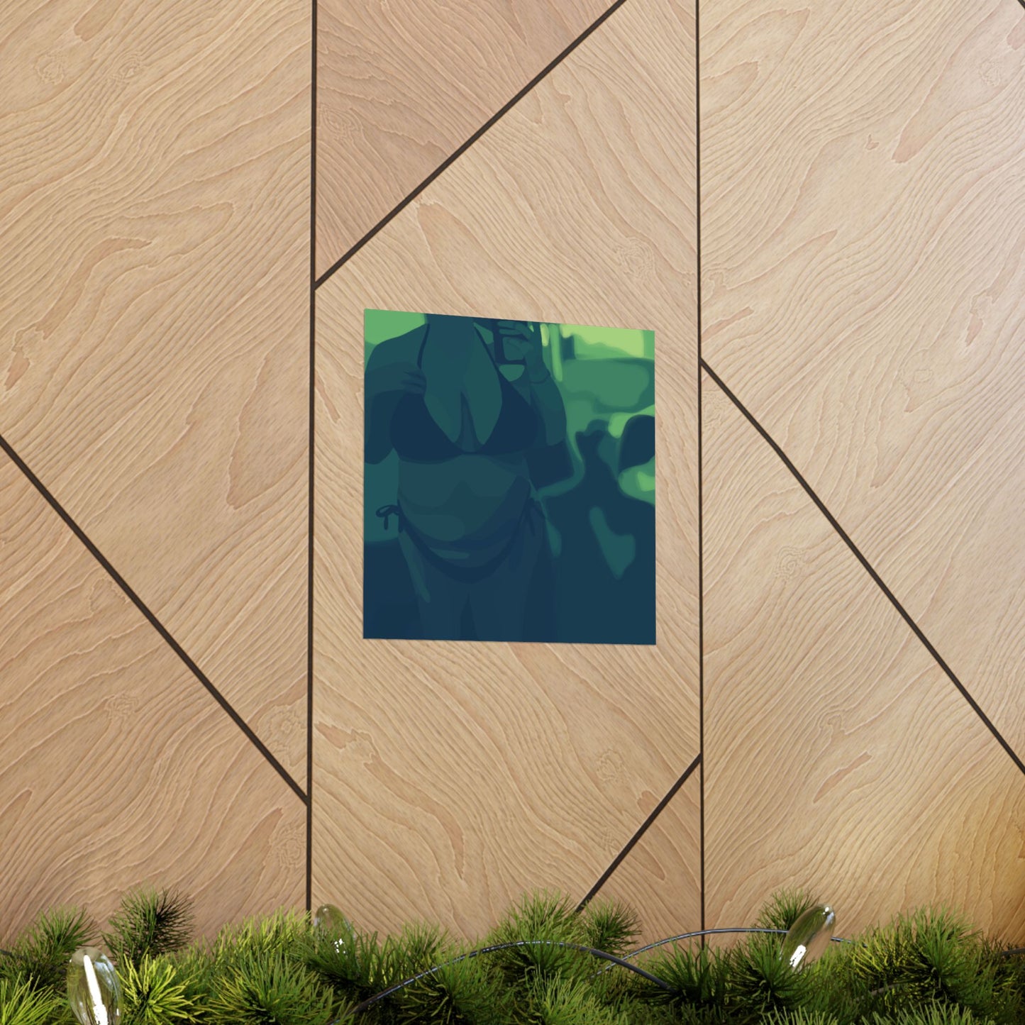 Teal Body Poster