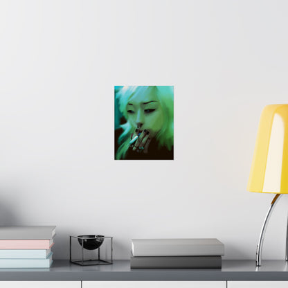 Smoking Girl Poster