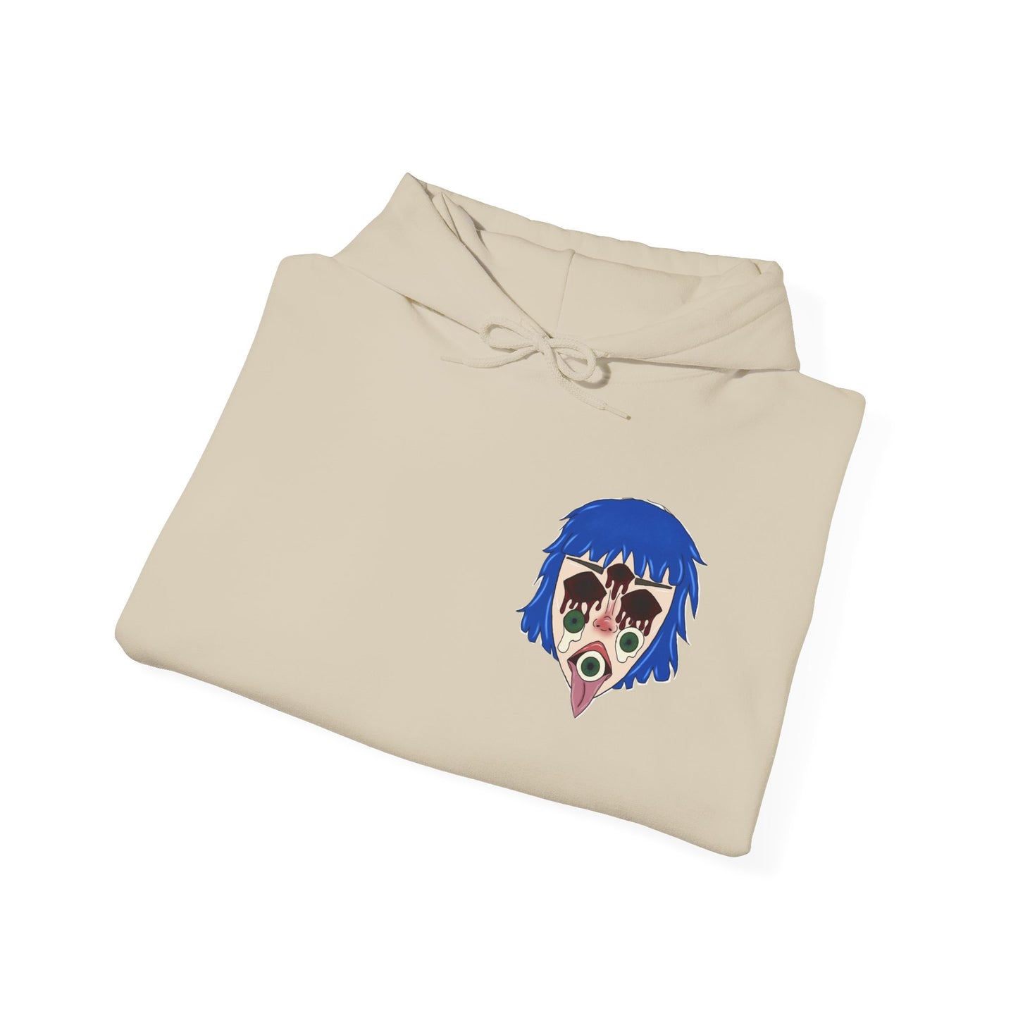 Blue Hair Unisex Hoodie
