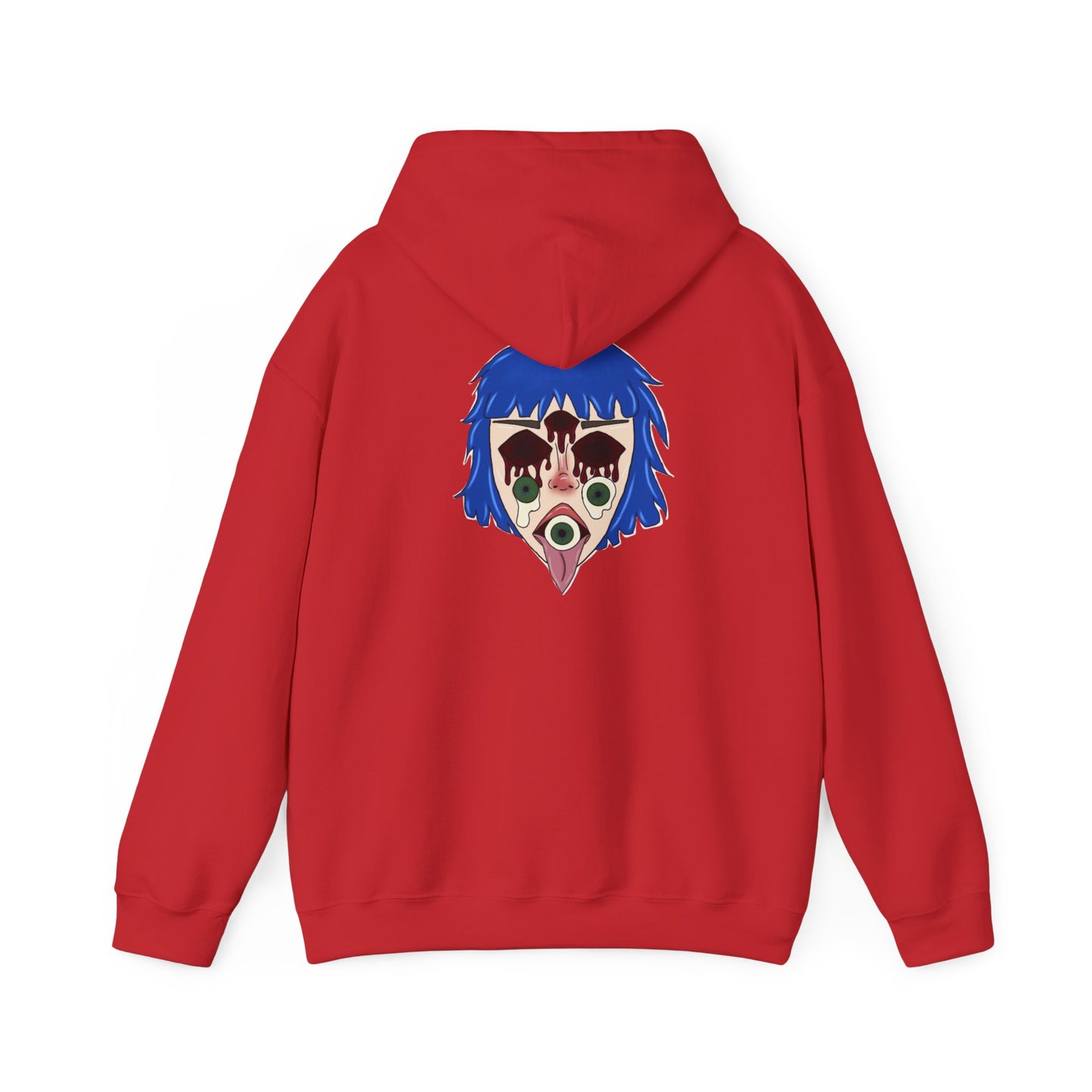 Blue Hair Unisex Hoodie