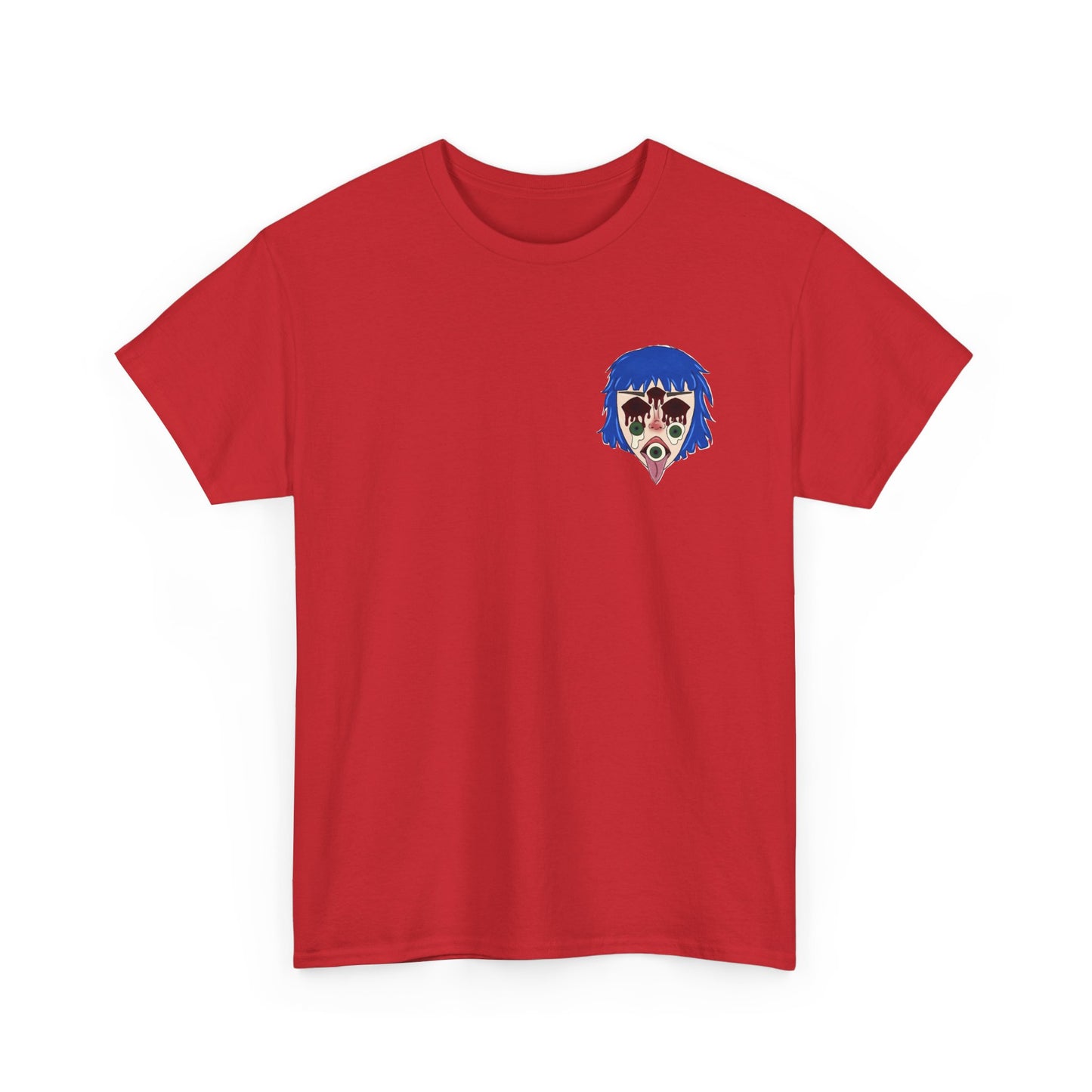 Blue Hair Unisex Tee