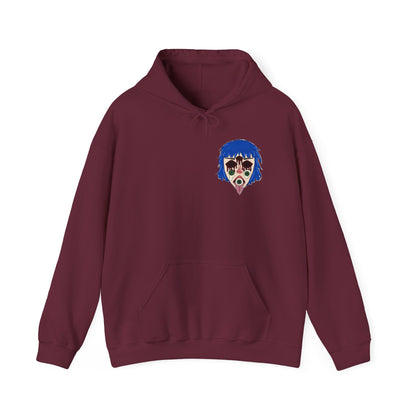 Blue Hair Unisex Hoodie