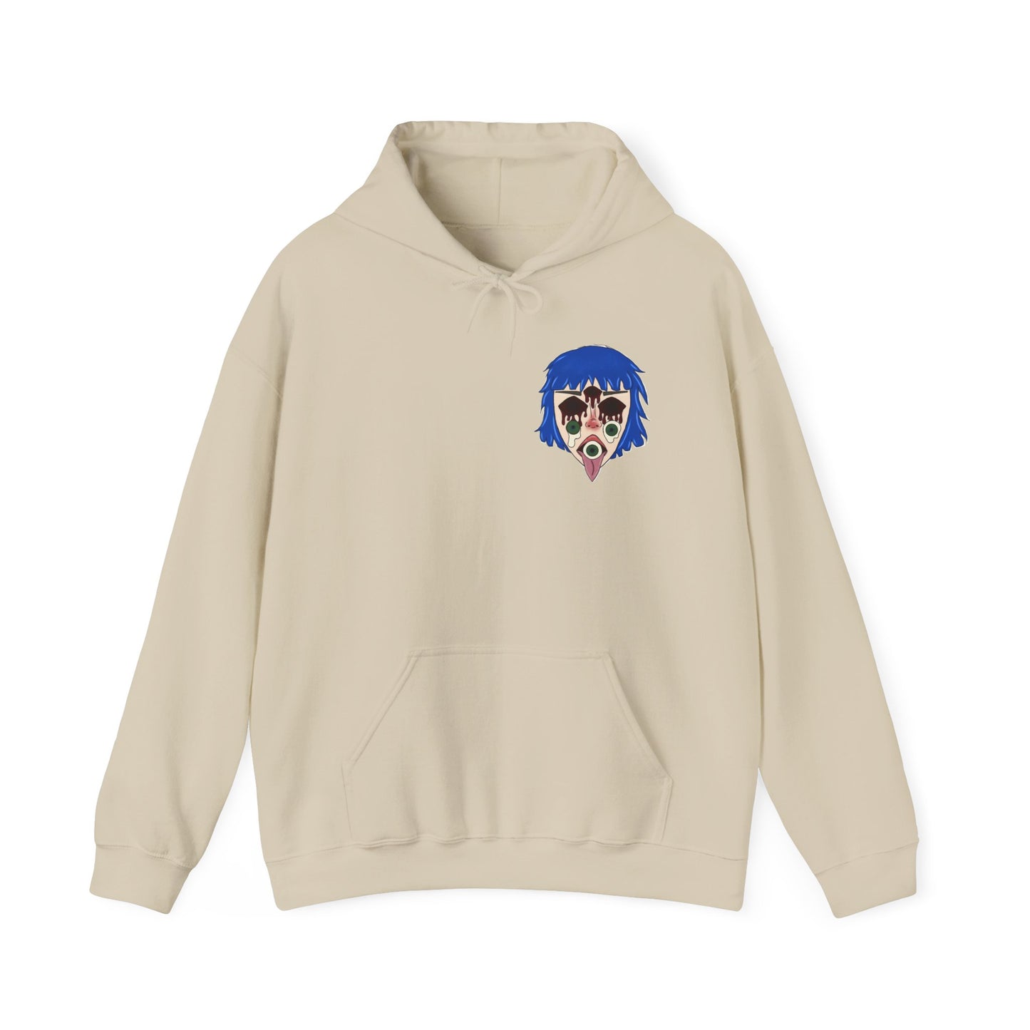 Blue Hair Unisex Hoodie