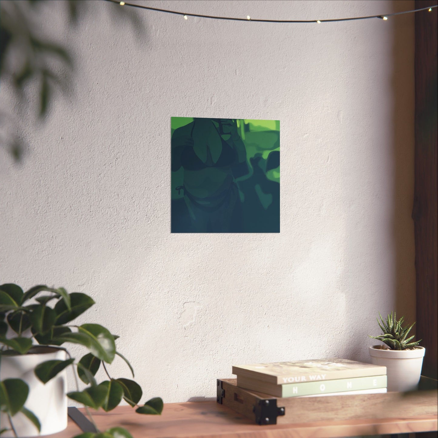 Teal Body Poster