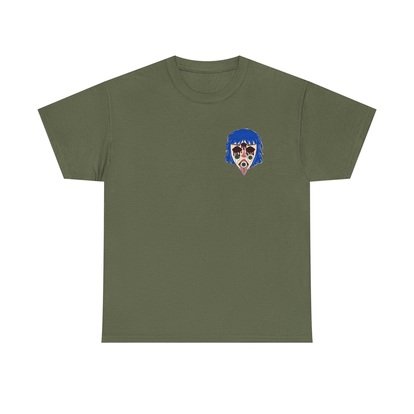 Blue Hair Unisex Tee