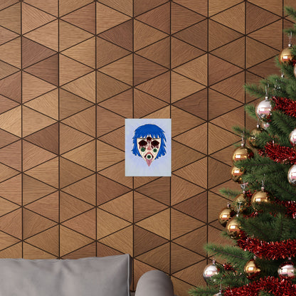 Blue Hair Poster
