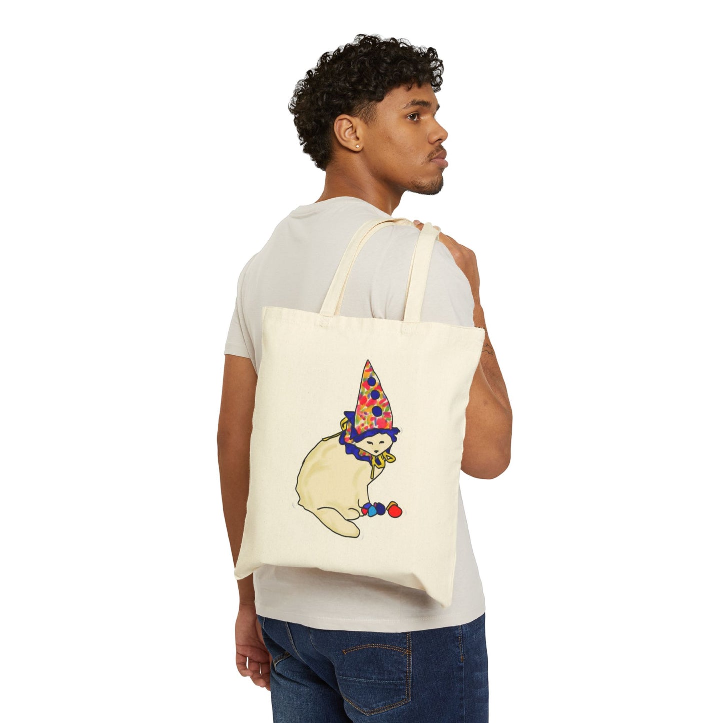 Clown Cat Tote Bag