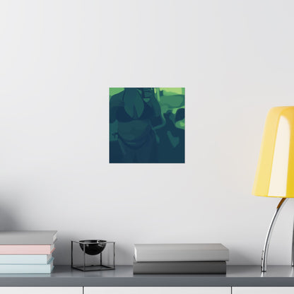 Teal Body Poster