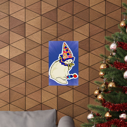 Clown Cat Poster