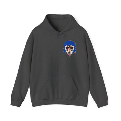 Blue Hair Unisex Hoodie