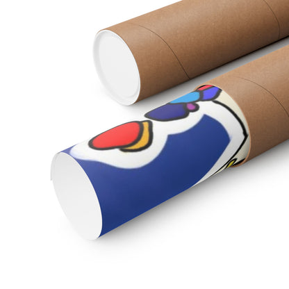 Clown Cat Poster