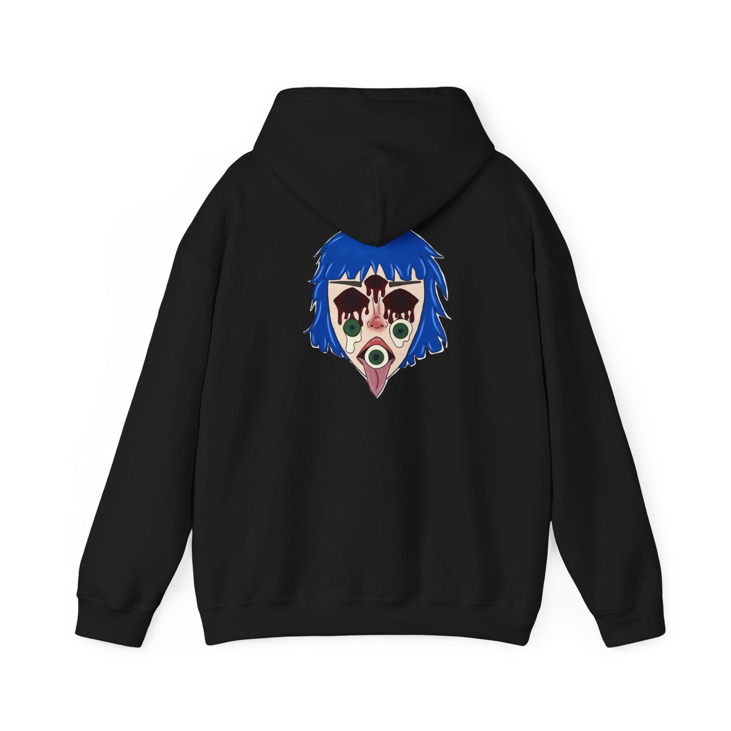 Blue Hair Unisex Hoodie