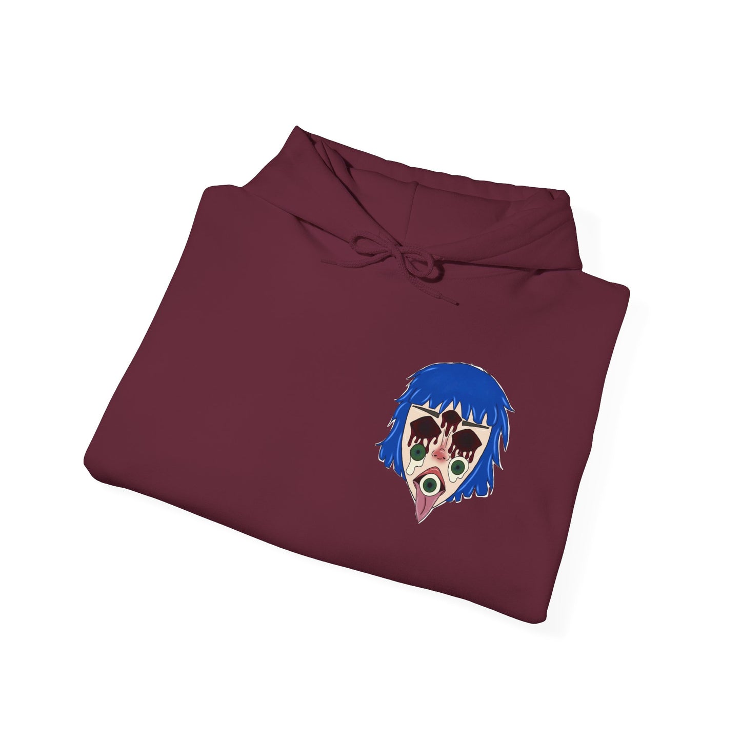 Blue Hair Unisex Hoodie