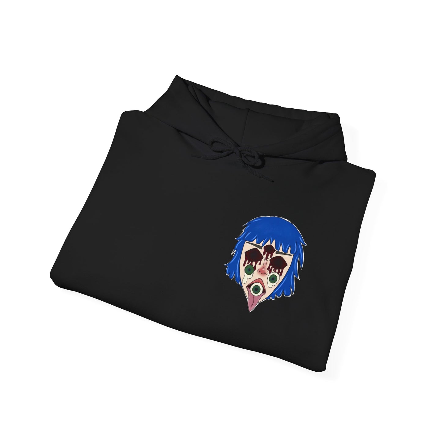 Blue Hair Unisex Hoodie
