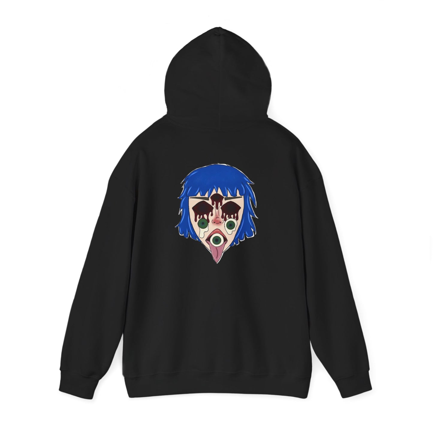 Blue Hair Unisex Hoodie