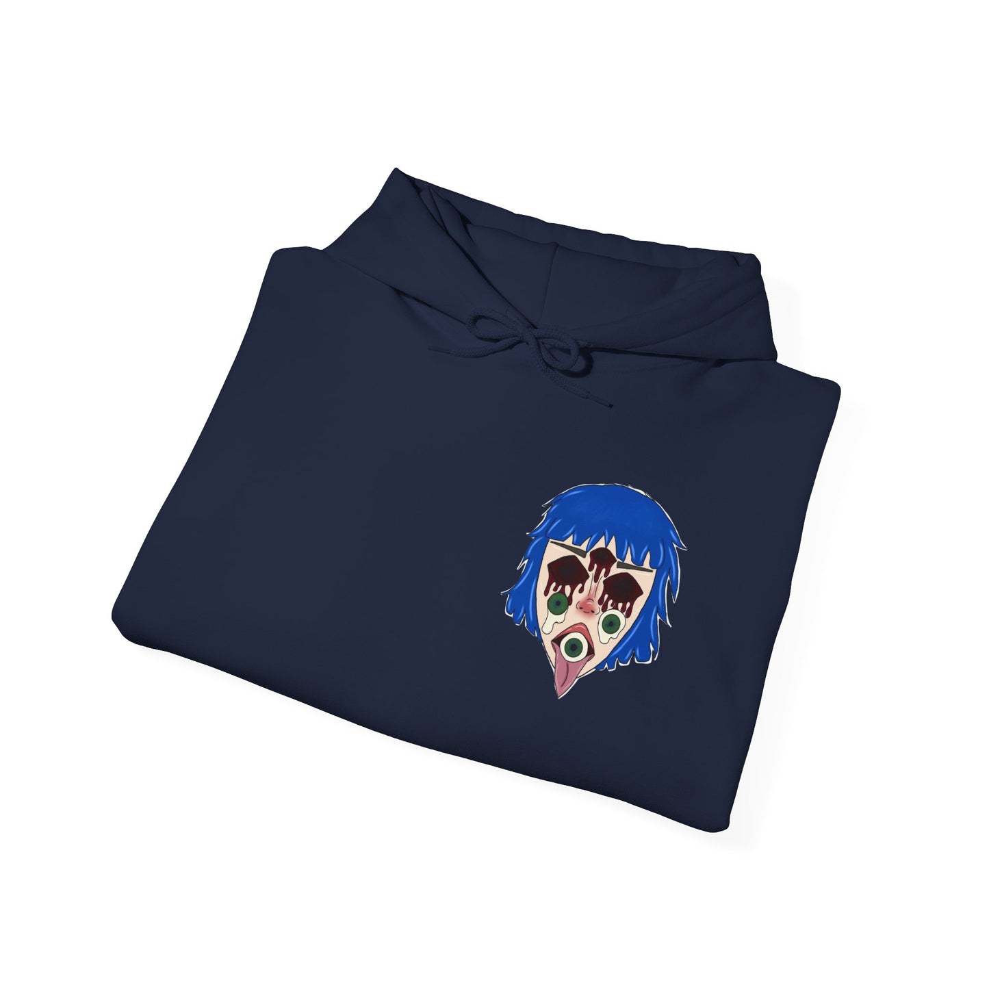 Blue Hair Unisex Hoodie