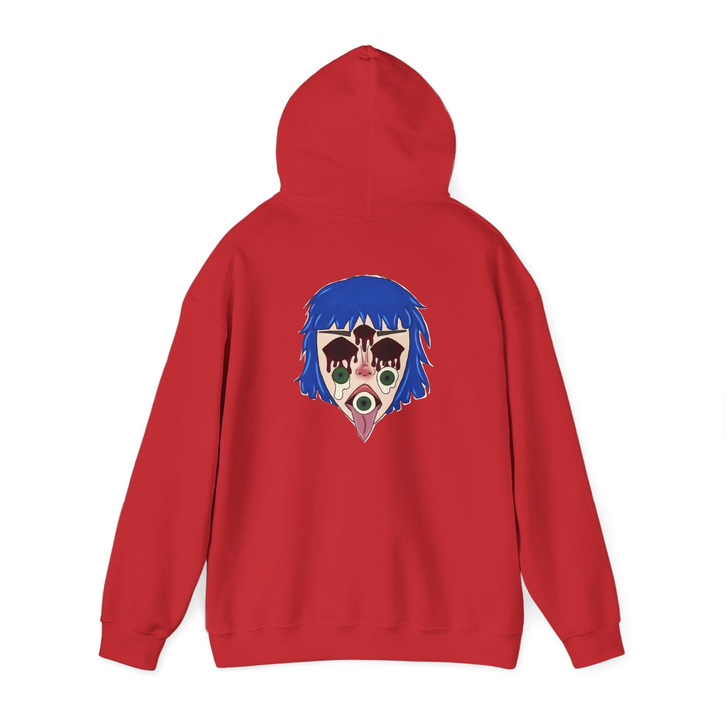 Blue Hair Unisex Hoodie