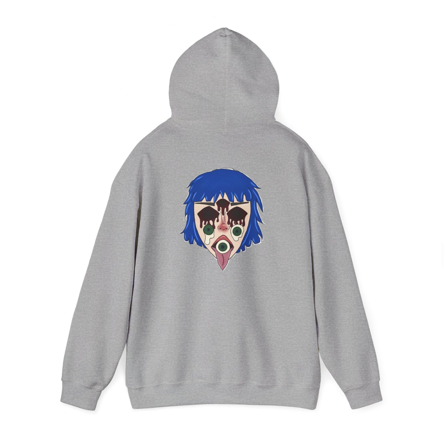 Blue Hair Unisex Hoodie