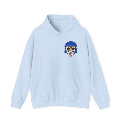Blue Hair Unisex Hoodie
