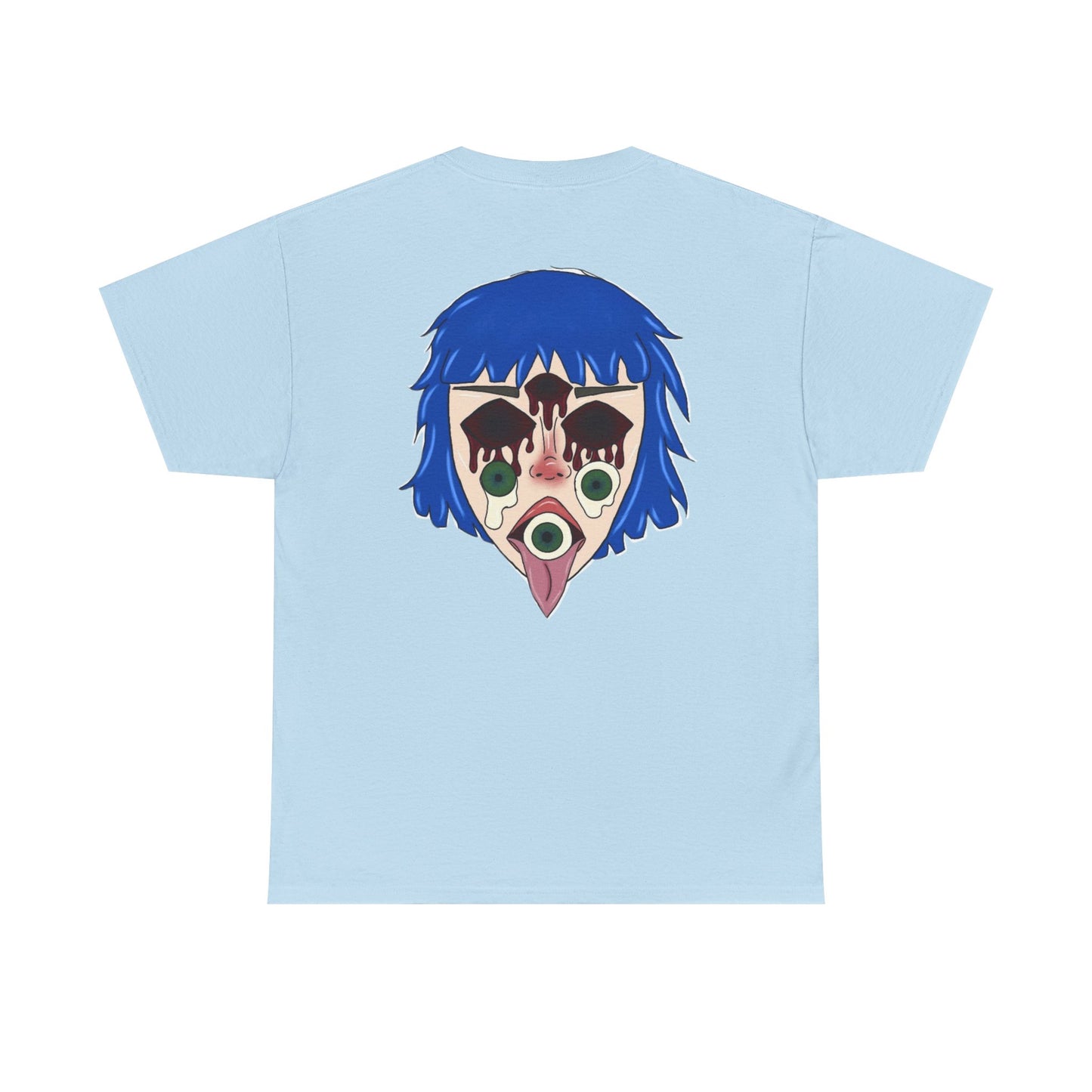 Blue Hair Unisex Tee