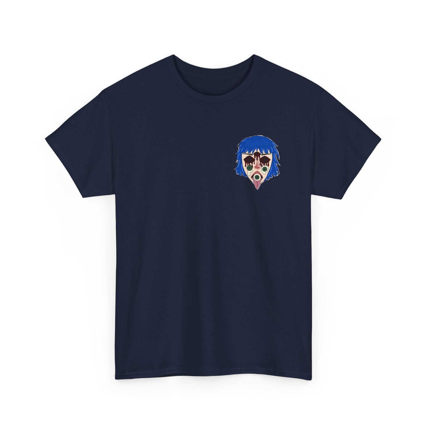 Blue Hair Unisex Tee