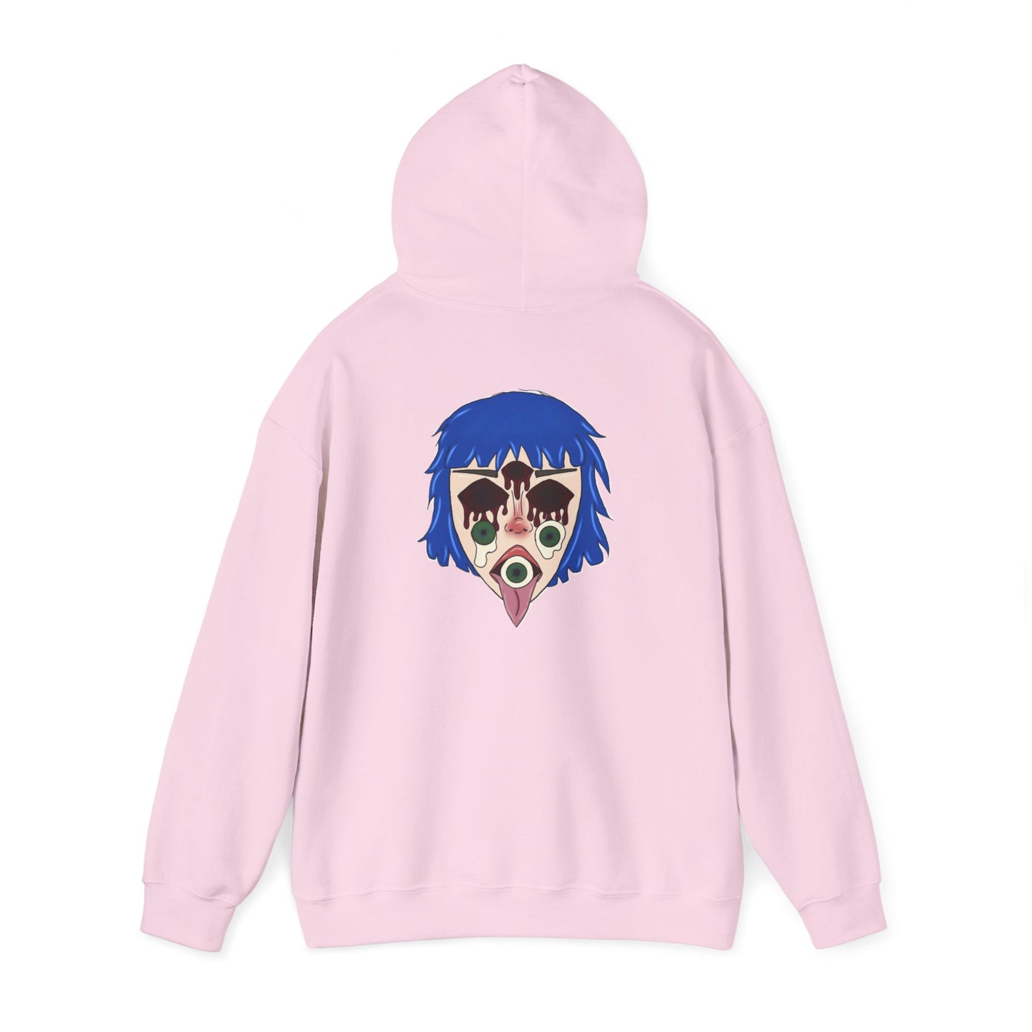 Blue Hair Unisex Hoodie
