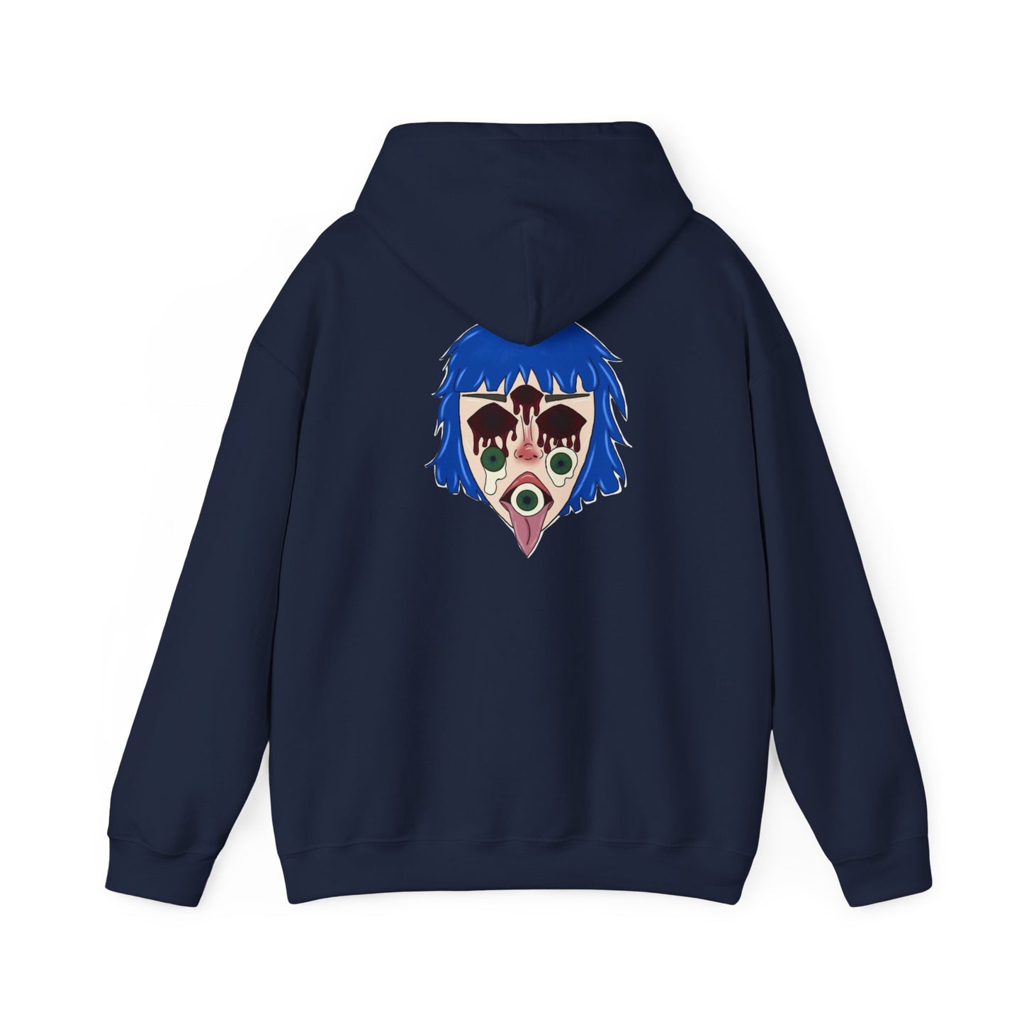 Blue Hair Unisex Hoodie