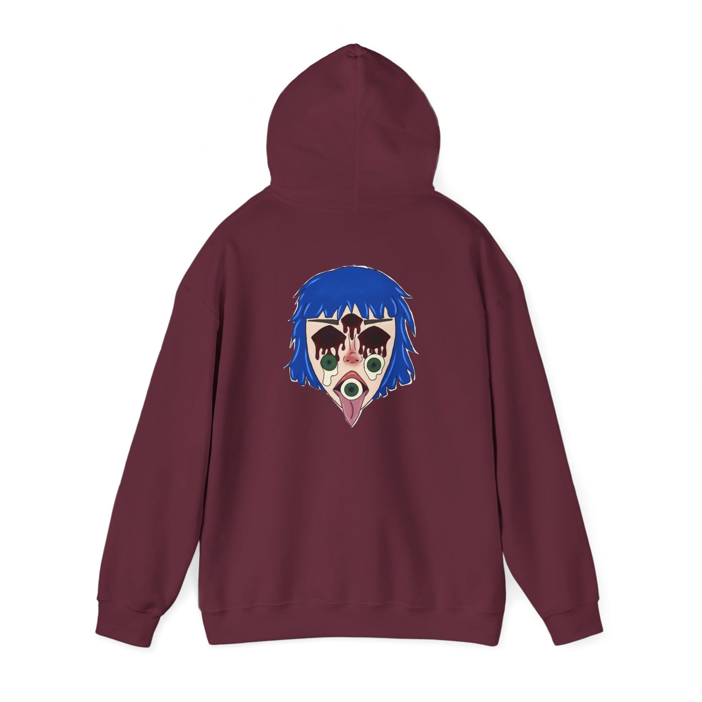 Blue Hair Unisex Hoodie