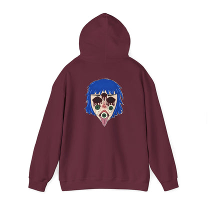 Blue Hair Unisex Hoodie