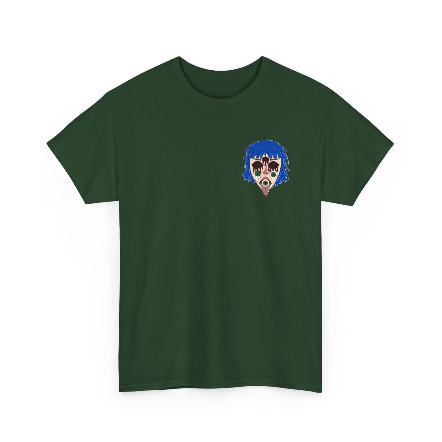 Blue Hair Unisex Tee