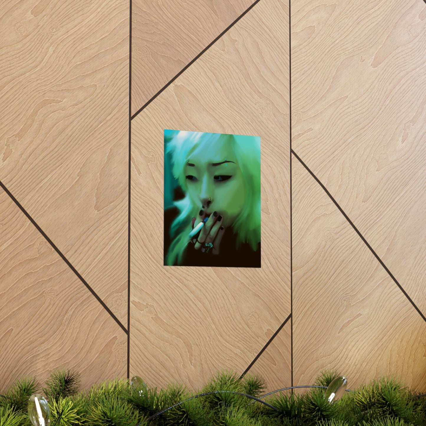 Smoking Girl Poster
