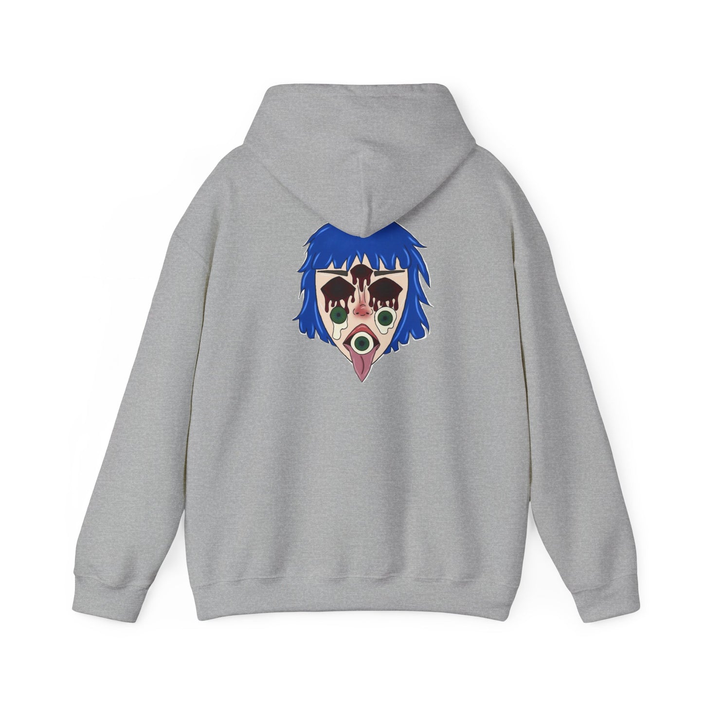 Blue Hair Unisex Hoodie