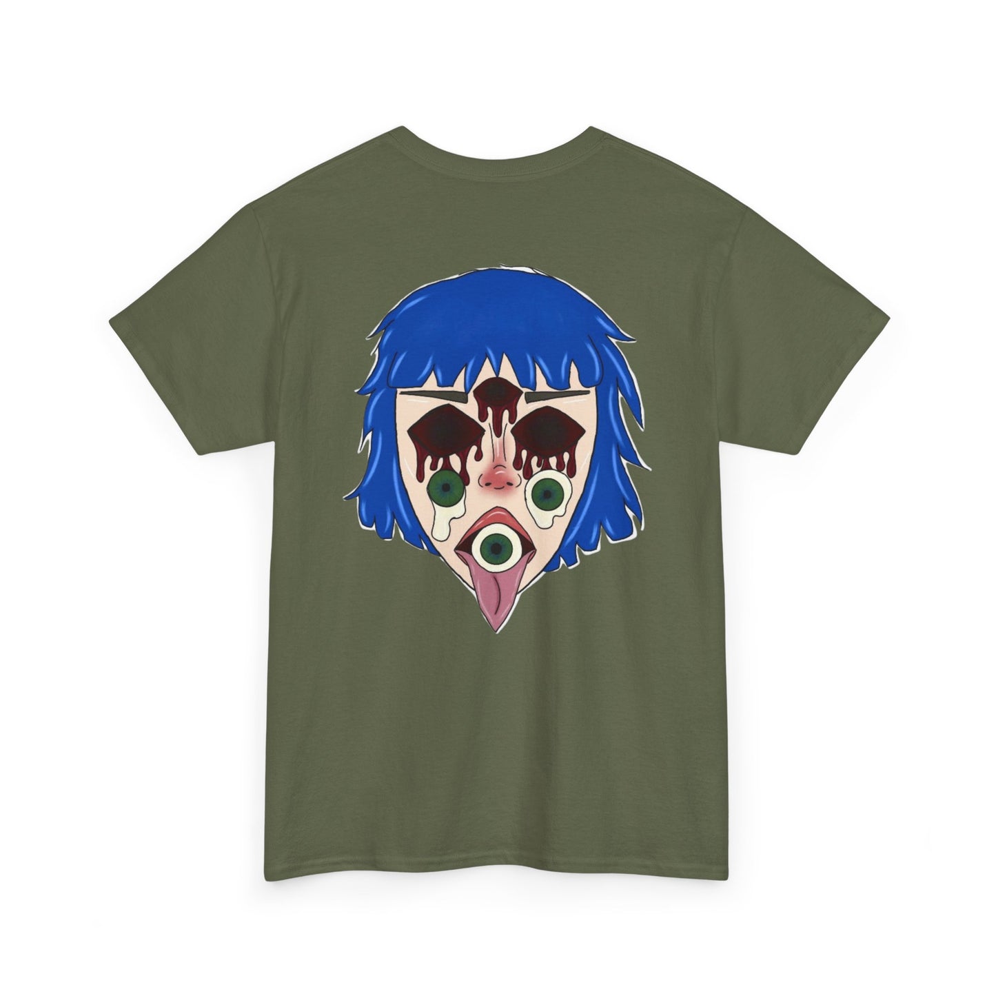 Blue Hair Unisex Tee