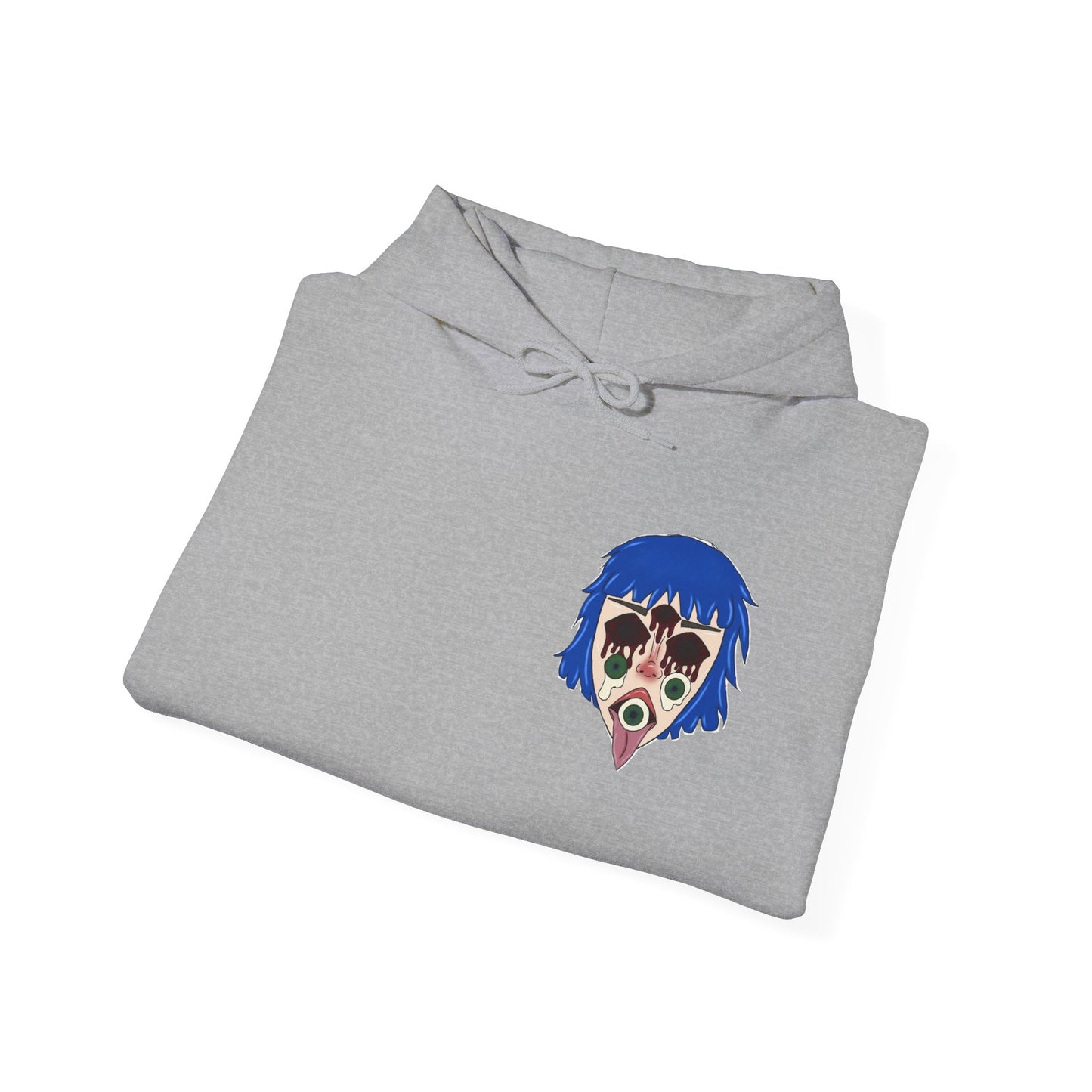 Blue Hair Unisex Hoodie