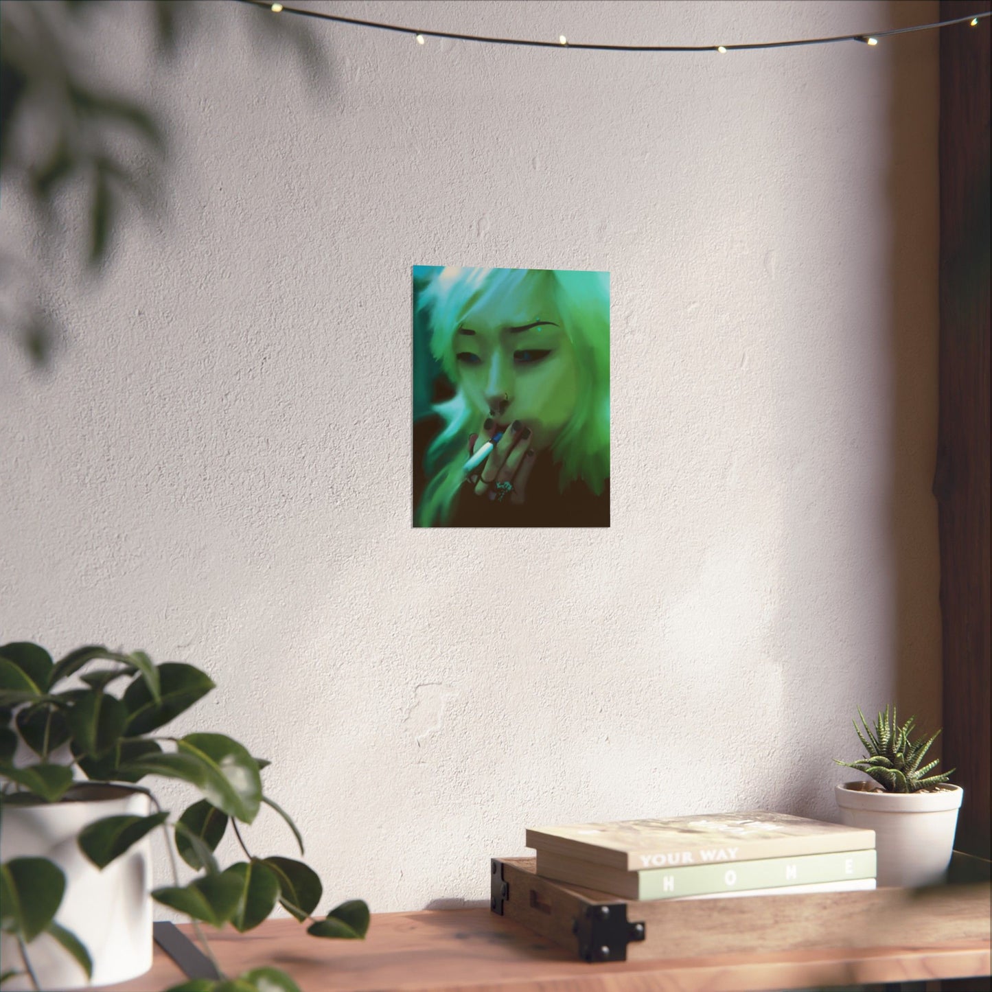 Smoking Girl Poster