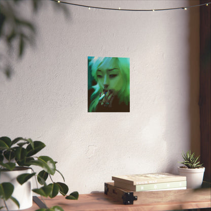 Smoking Girl Poster