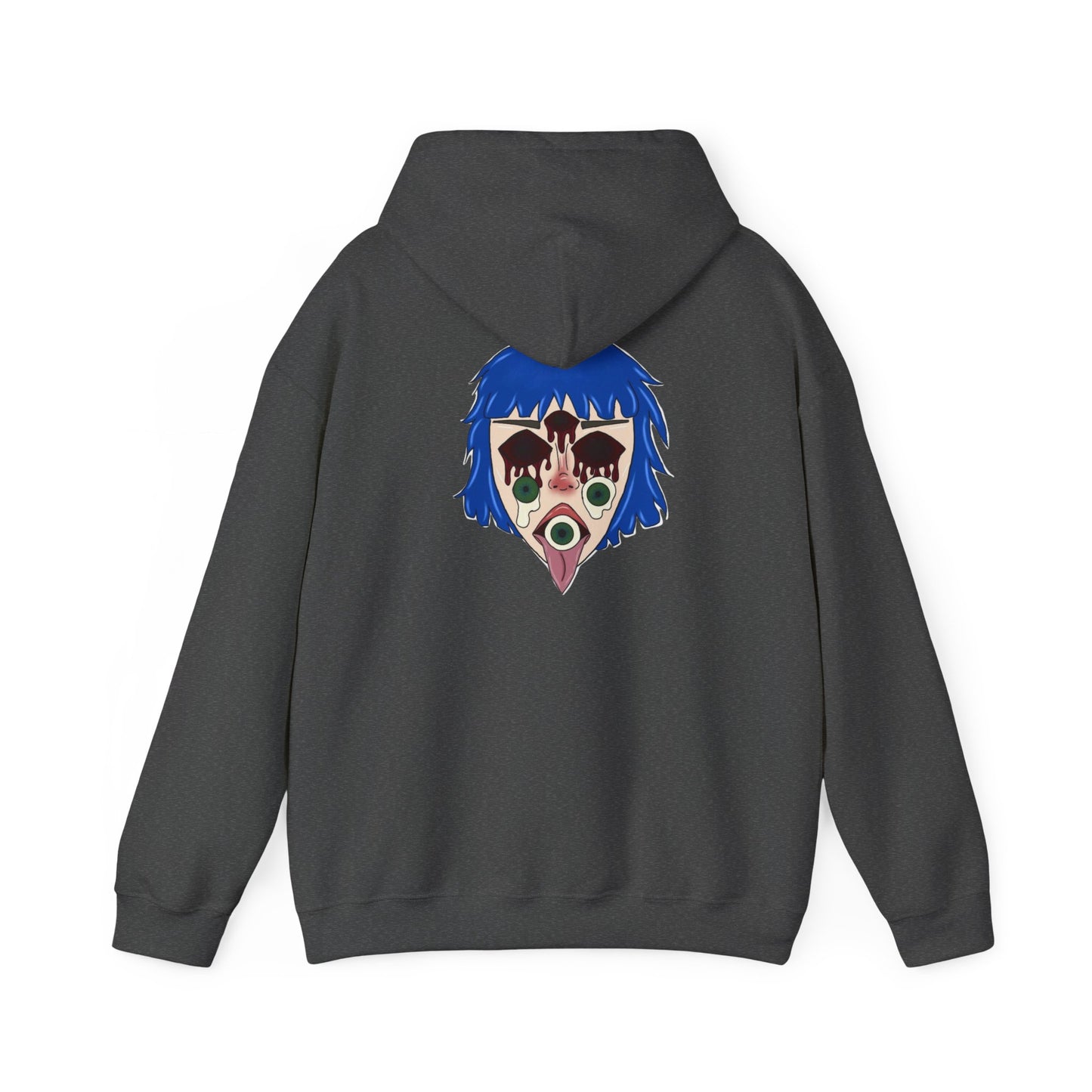 Blue Hair Unisex Hoodie