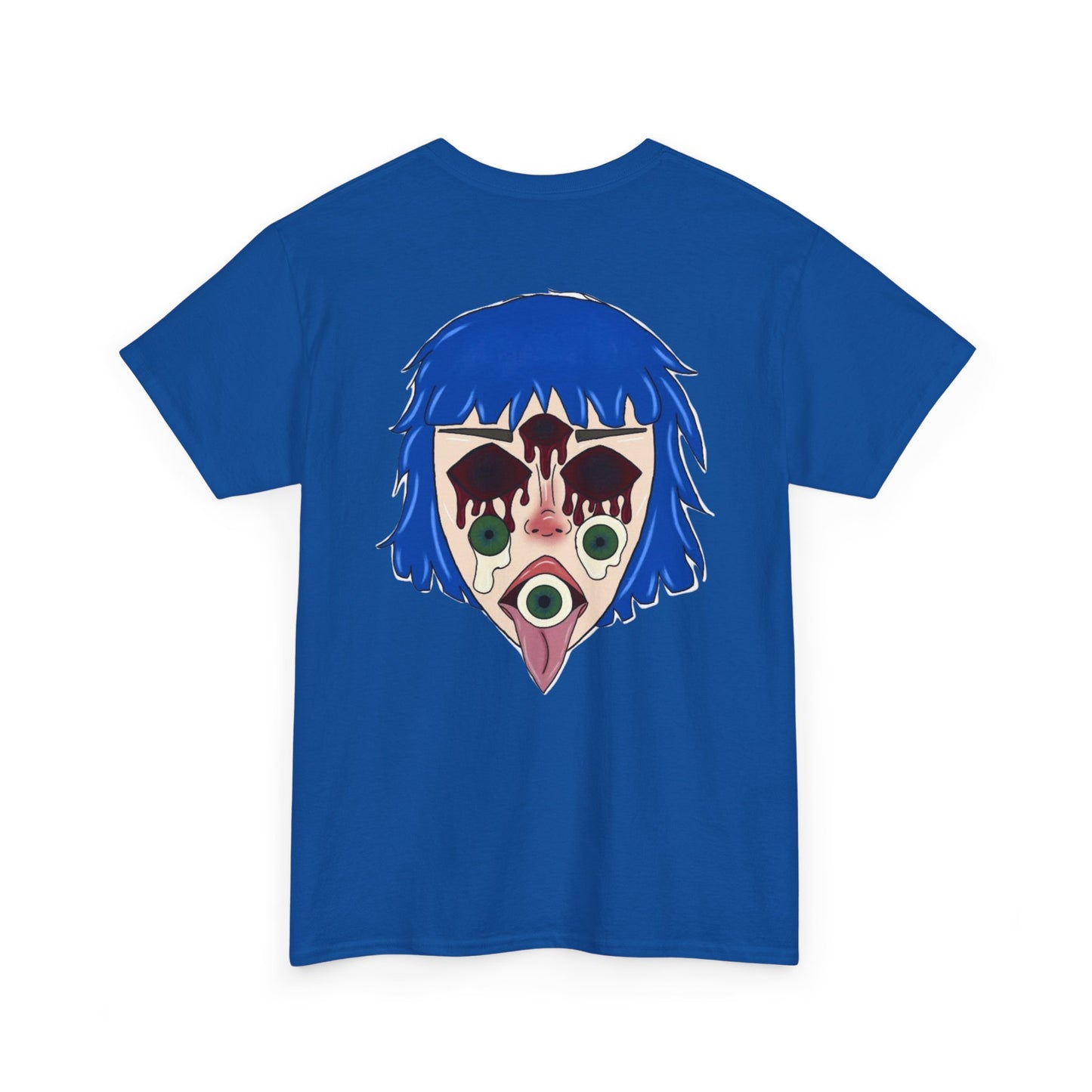 Blue Hair Unisex Tee