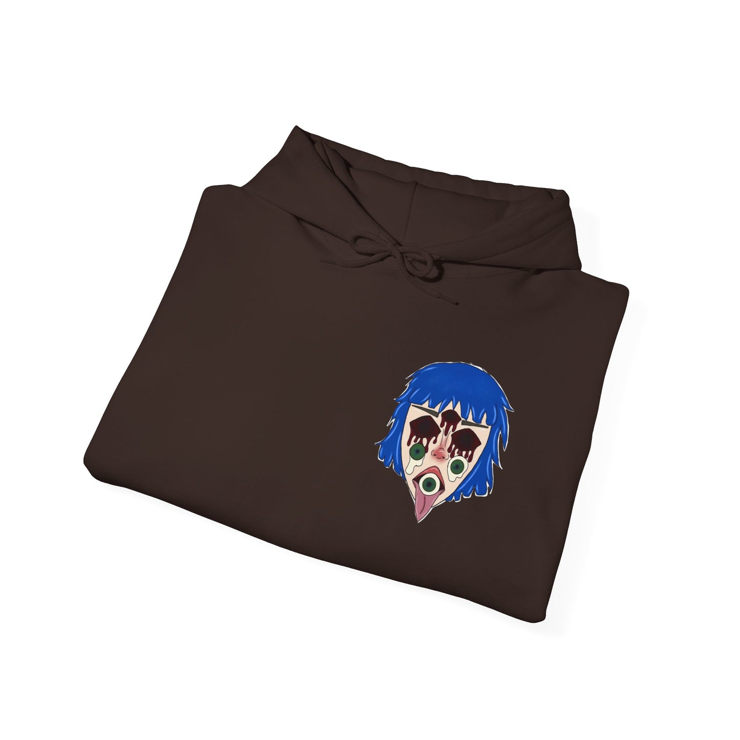 Blue Hair Unisex Hoodie