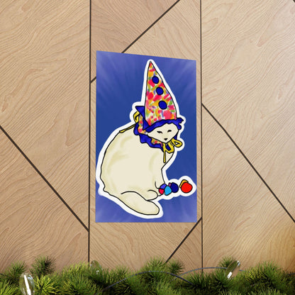 Clown Cat Poster
