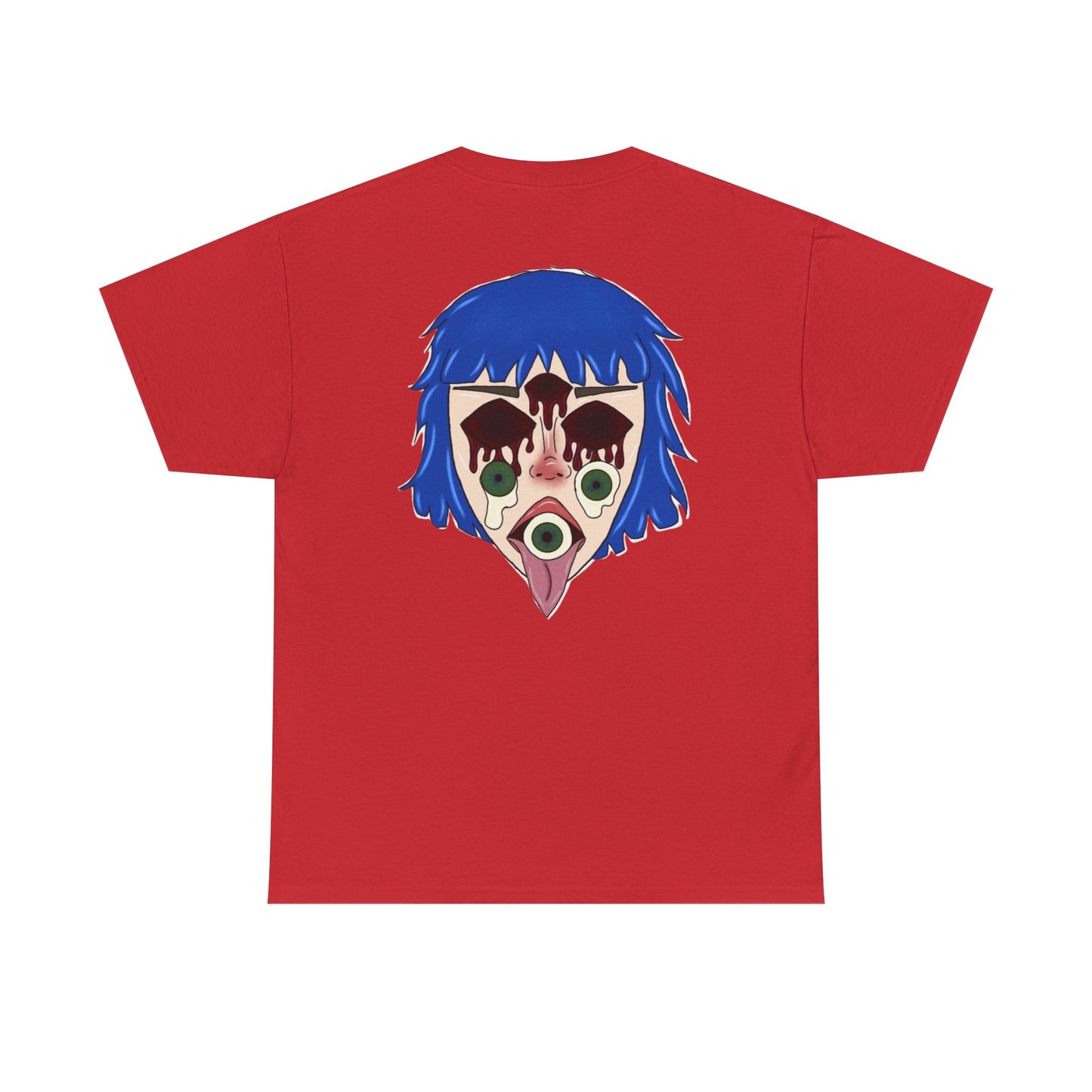 Blue Hair Unisex Tee