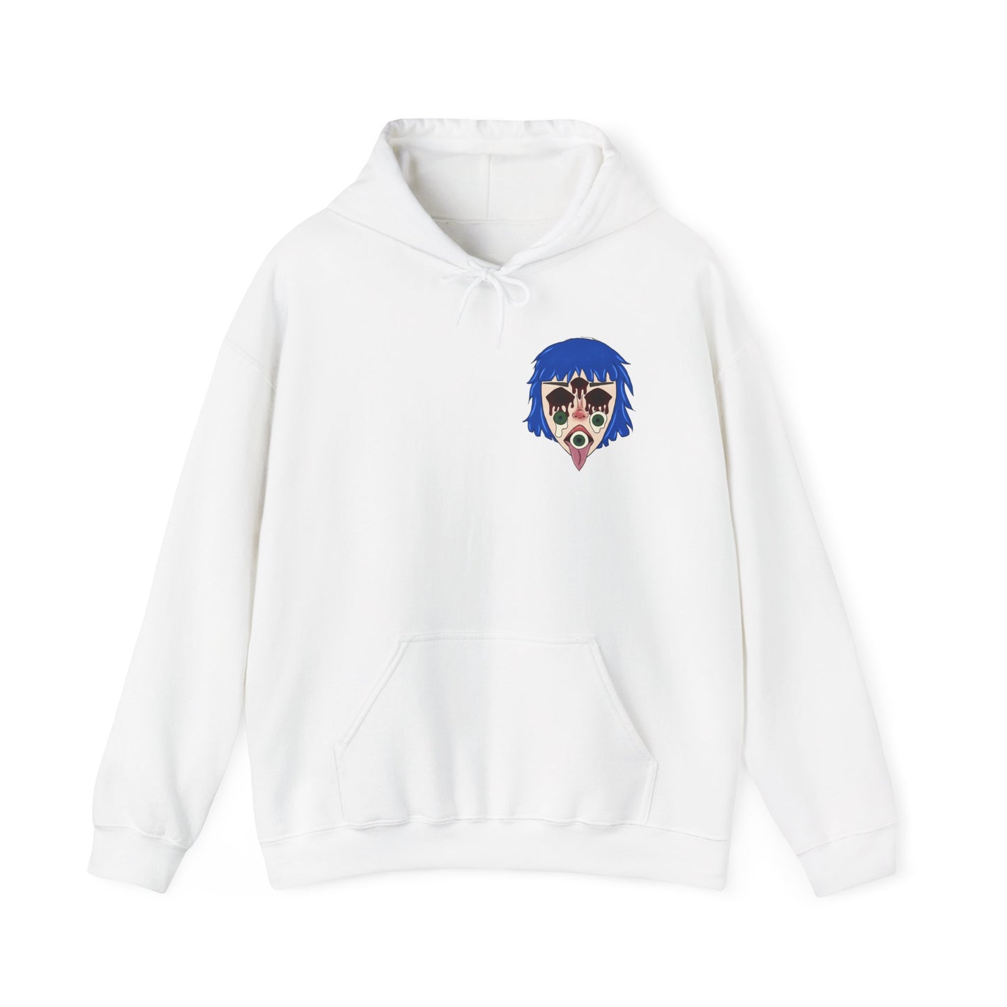 Blue Hair Unisex Hoodie