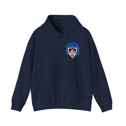 Blue Hair Unisex Hoodie