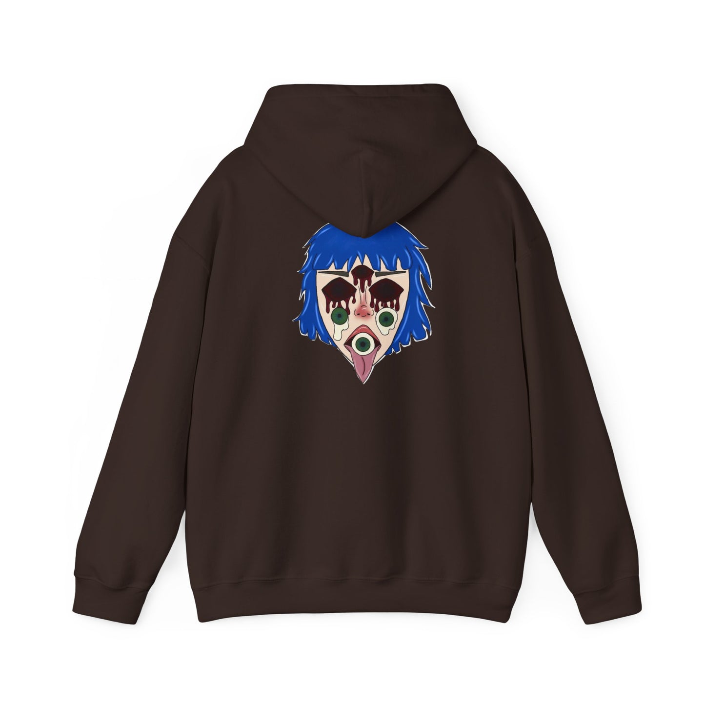 Blue Hair Unisex Hoodie