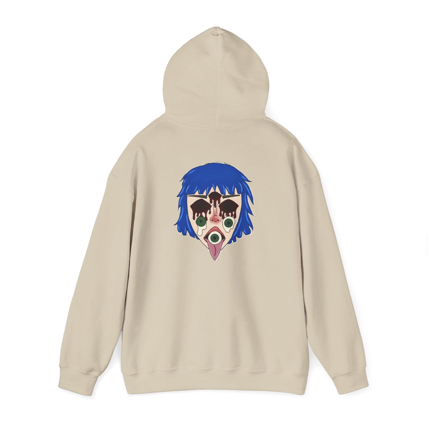 Blue Hair Unisex Hoodie